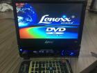 Dvd retrátil lenoxx tela 7 toque tela dvd usb cd cartão sd aux controle barbada