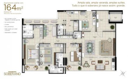 (JAM) oportunidade apartamento bairro de Fátima 164m² 3 suite 3 vagas